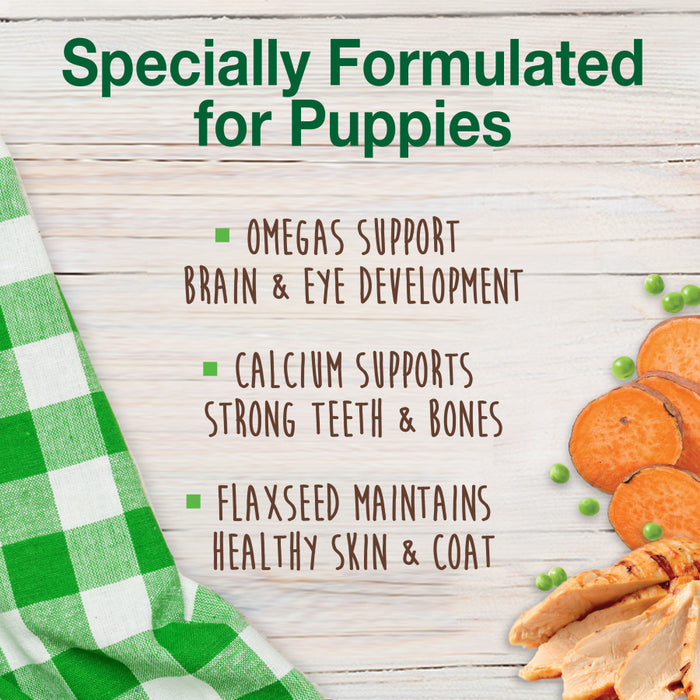 Nylabone Healthy Edibles Natural Puppy Chews,Turkey & Sweet Potato Small/Regular 3-Pack