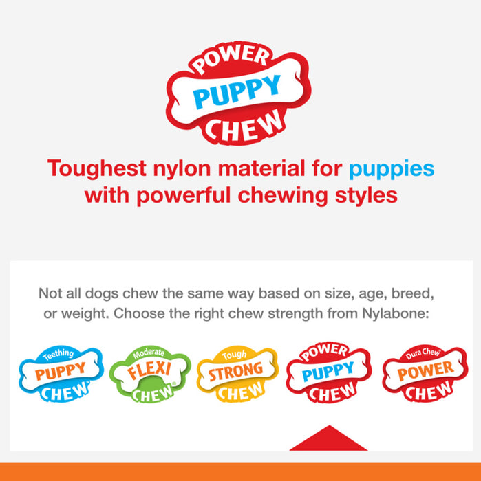 Nylabone Puppy Power Chew Puppy Teething Rings