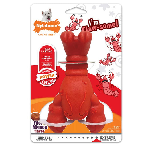 Power Chew Lobster Dog Toy