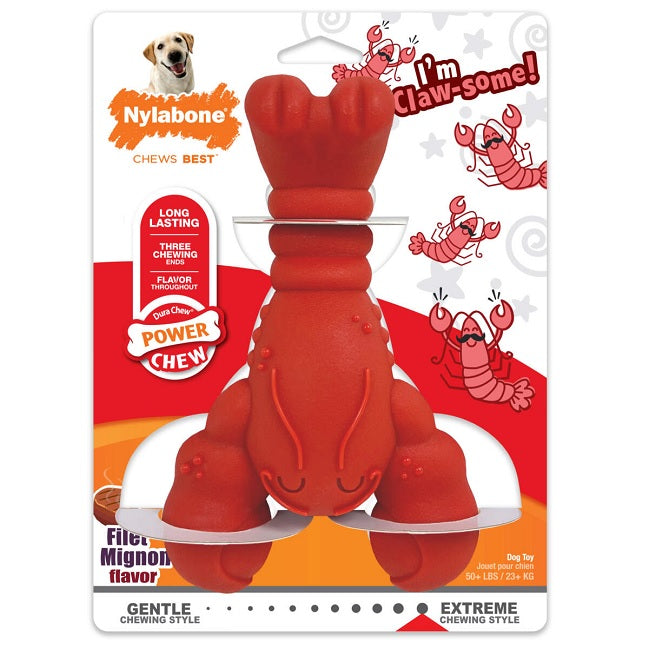 Power Chew Lobster Dog Toy