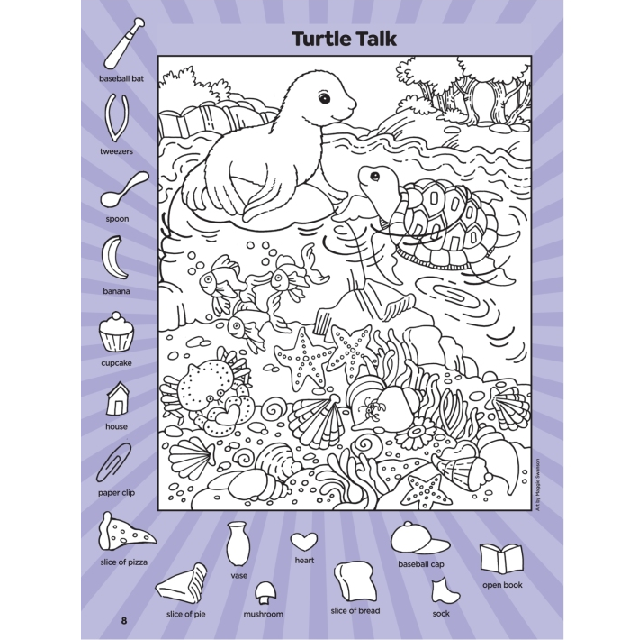Ocean Hidden Pictures Super Sticker Book by Highlights