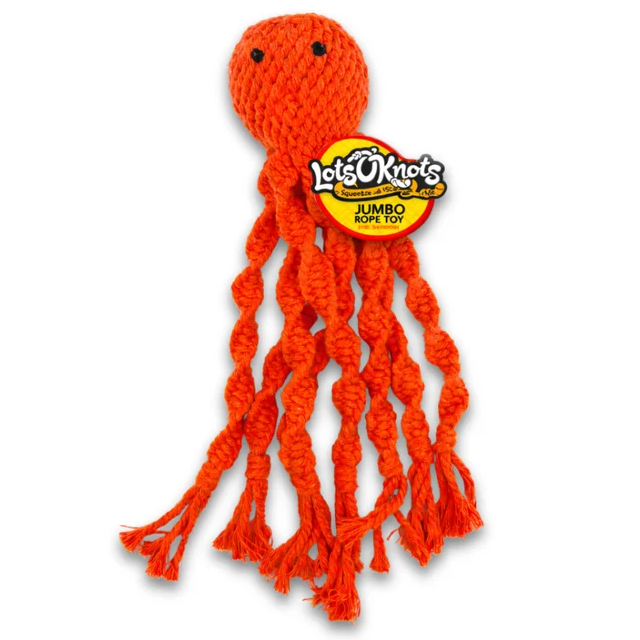 Lots O' Knots Octopus Rope Toy