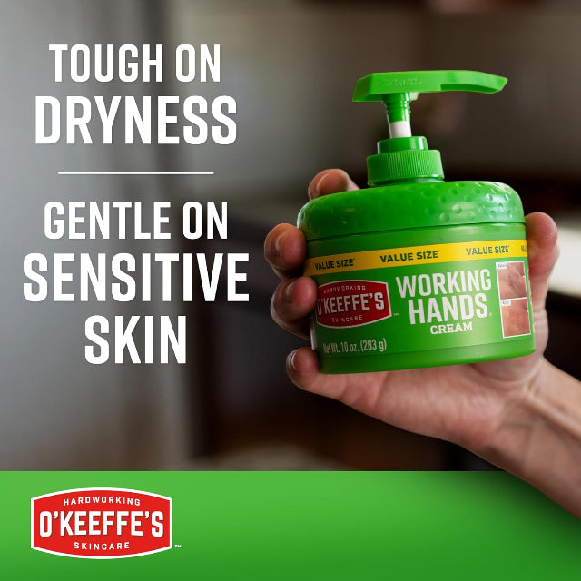O'Keeffe's Working Hands Pumpable Hand Cream, 10 oz. Pump Jar