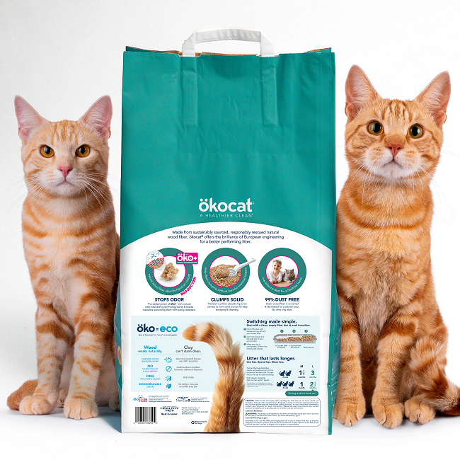 Okocat Natural Multi Cat Clumping Cat Litter