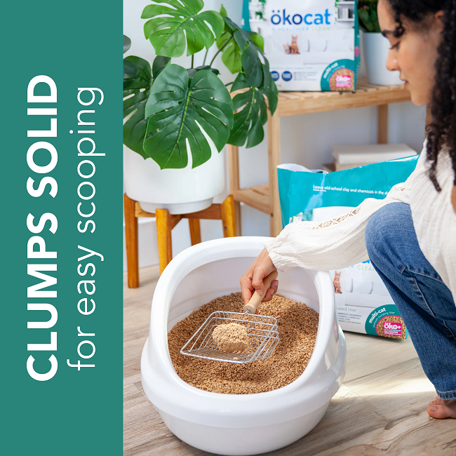 Okocat Natural Multi Cat Clumping Cat Litter