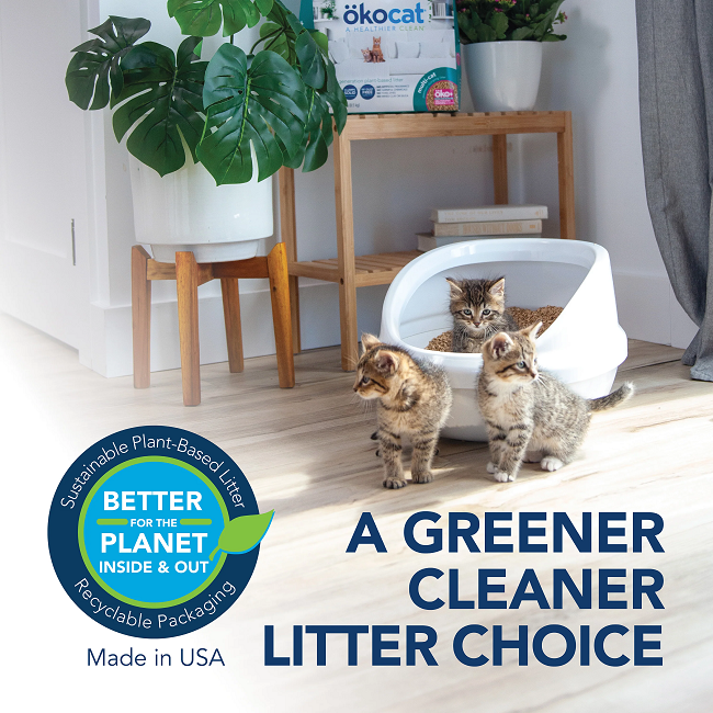 Okocat Natural Multi Cat Clumping Cat Litter