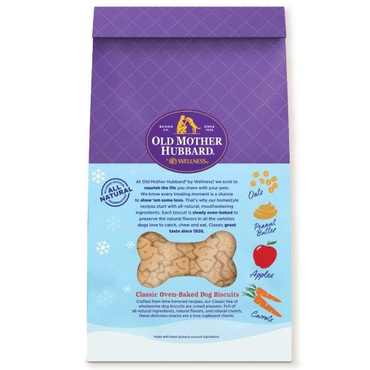 Old Mother Hubbard Winter Fun P-Nuttier Oven-Baked Biscuits Dog Treats 16 oz.