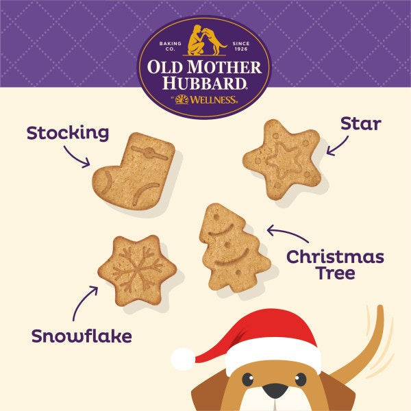 Old Mother Hubbard Winter Fun P-Nuttier Oven-Baked Biscuits Dog Treats 16 oz.