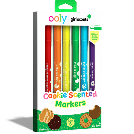 OOLY x Girl Scouts Cookie Scented Markers - Set of 6