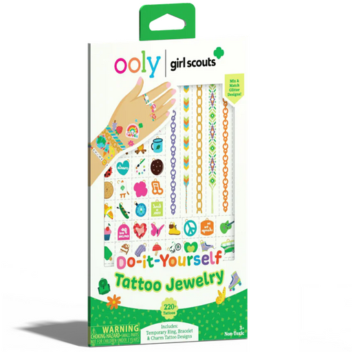 OOLY x Girl Scouts DIY Temporary Tattoo Jewelry - 3 Sheets