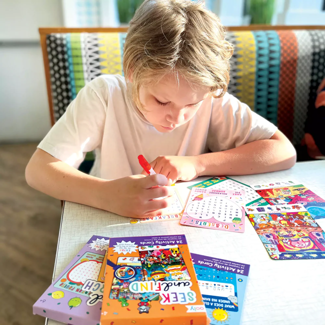 Ooly Word Search Activity Cards for Kids, Set of 24