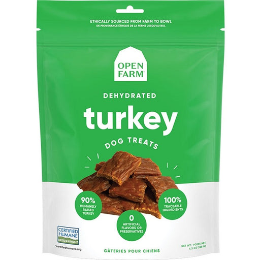 Open Farm Dehydrated Turkey Dog Treats 4.5 oz