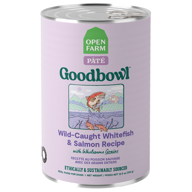 Open Farm Goodbowl™ Wild-Caught Whitefish & Salmon Pâté for Dogs 12.5-oz Can