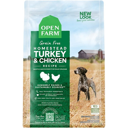 Open Farm Homestead Turkey & Chicken Grain-Free Dry Dog Food