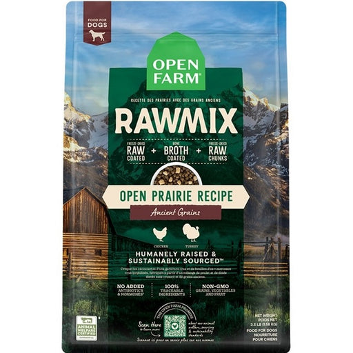 Open Farm Open Prairie Ancient Grains RawMix Dog Food