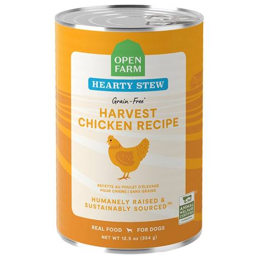 Open Farm Harvest Chicken Hearty Stew Wet Dog Food 12.5-oz Can