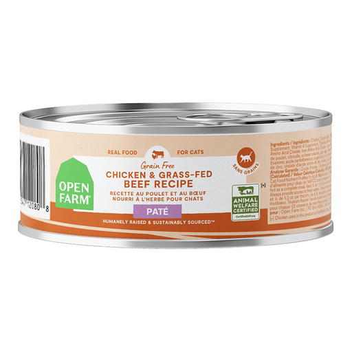 Open Farm Chicken & Grass-Fed Beef Pâté for Cats