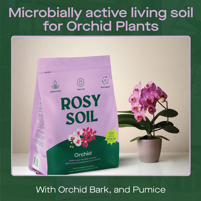 Rosy Soil Indoor Orchid Potting Mix 4 qt