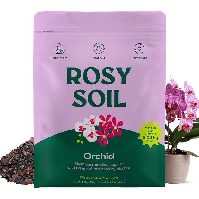 Rosy Soil Indoor Orchid Potting Mix 4 qt