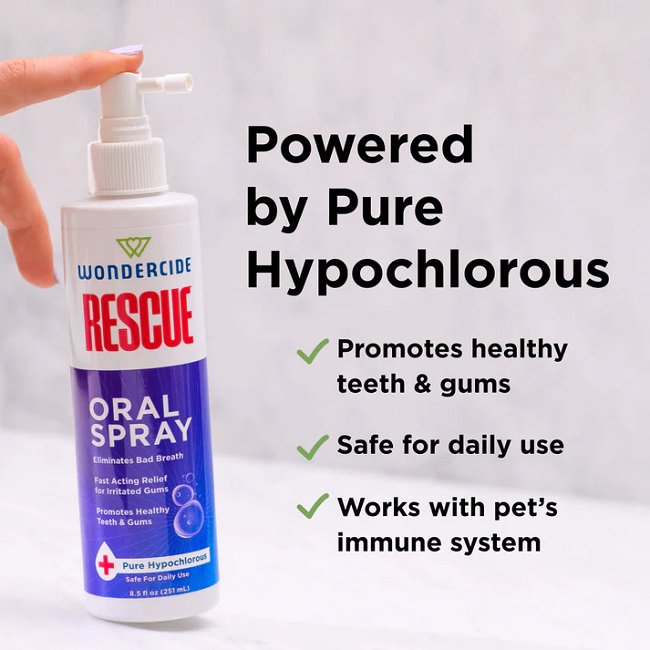 Wondercide RESCUE™ Oral Spray for Dogs & Cats 8.5oz