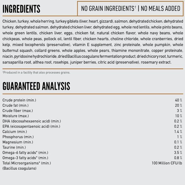 ORIJEN Original Grain-Free Dry Cat Food 4-lb