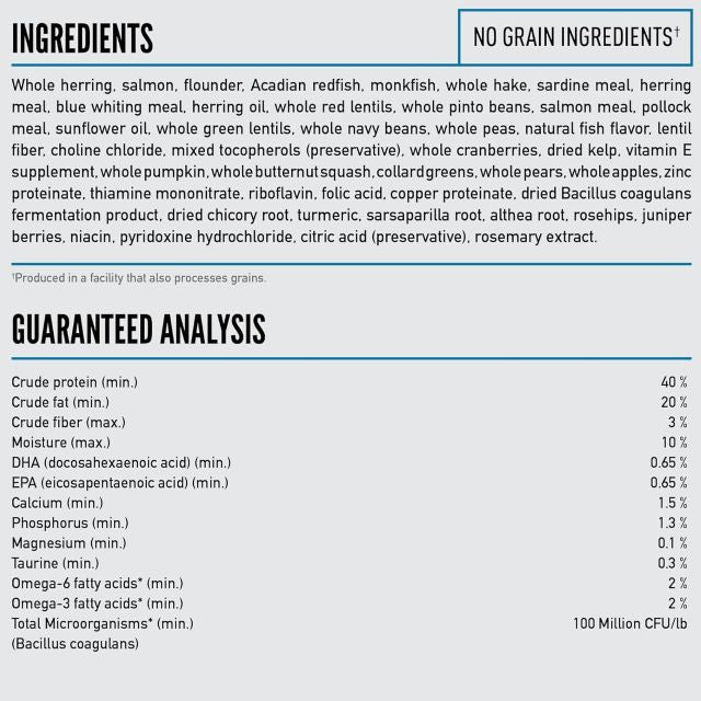 ORIJEN Six Fish Recipe Grain-Free Dry Cat Food 4-lb