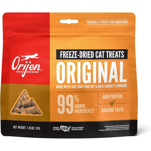 ORIJEN Original Grain-Free Freeze Dried Cat Treats 1.25 oz.