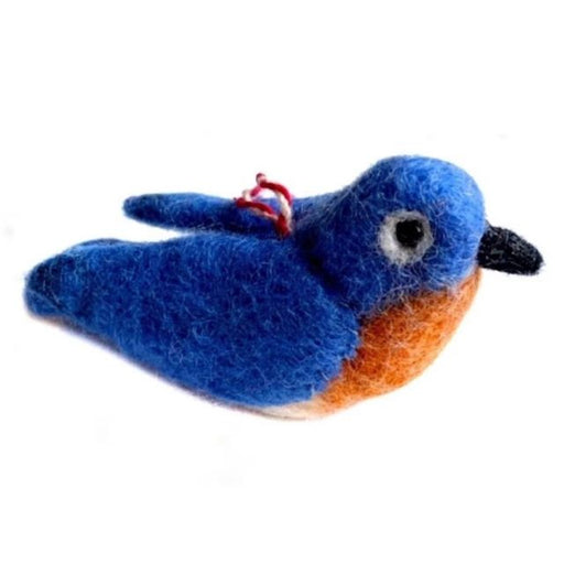 Bluebird Felt Wool Ornament