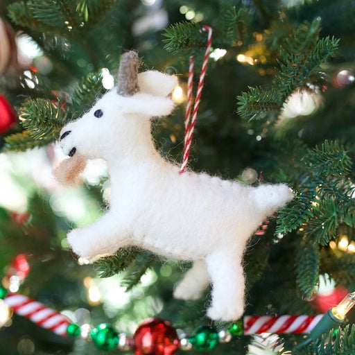 Goat Felt Wool Ornament