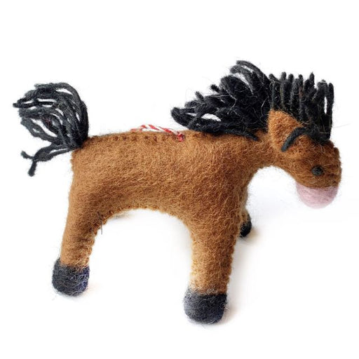 Horse Felt Wool Ornament