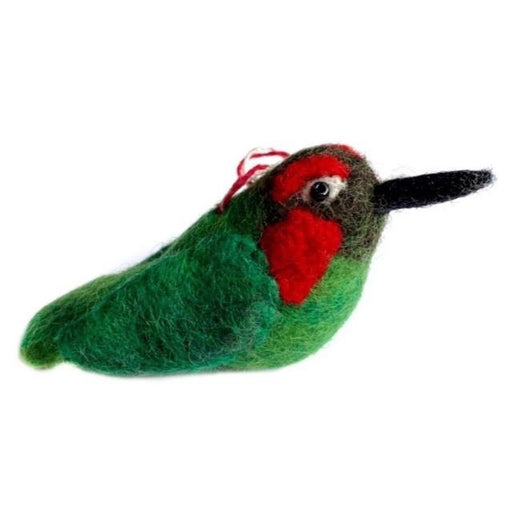 Hummingbird Felt Wool Ornament