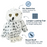 Tall Tails Animated Plush Spotted Snow Owl 9-inch Dog Toy
