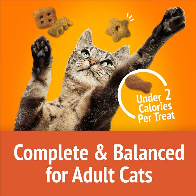 Friskies Party Mix Original Crunch With Chicken & Flavors of Liver & Turkey Cat Treats 2.1oz