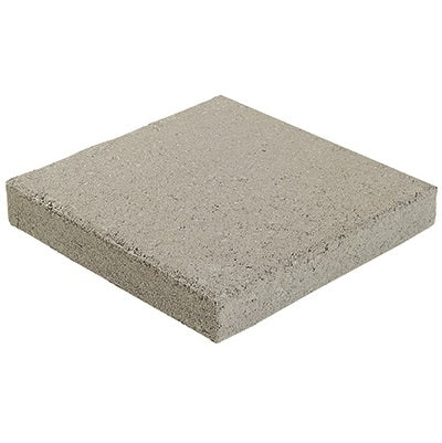12-in Square Concrete Patio Paver Stepping Stone, Gray