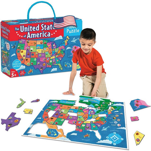 United States of America Floor Puzzle, 59-Piece