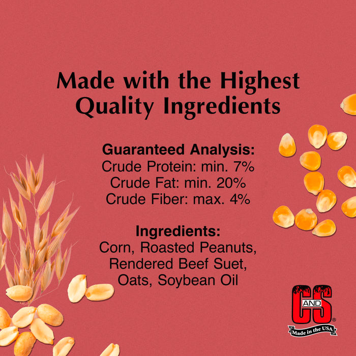 C&S Peanut Suet Nuggets 27oz