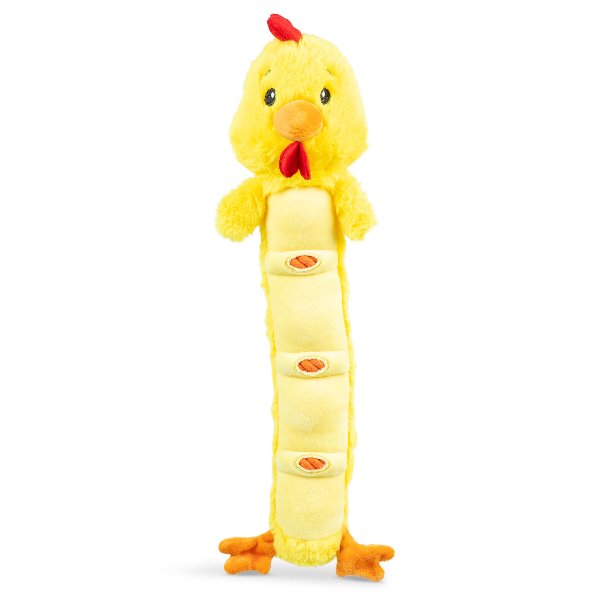 Growl Noodles Peep the Chick Plush Dog Toy