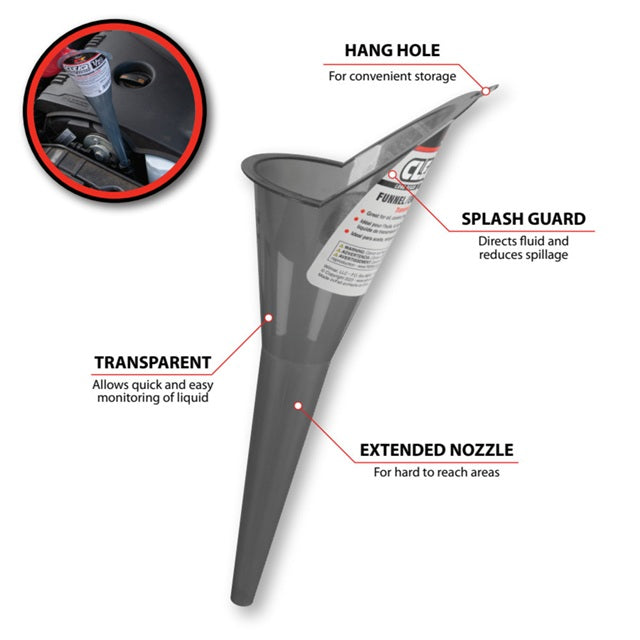 Clear View Long Reach Funnel 1/2 Pint