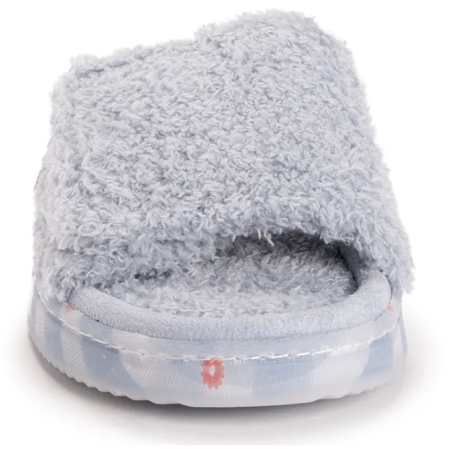 MUK LUKS Women's Acacia Slipper, Periwinkle Light Blue