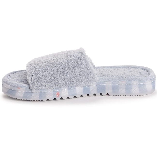 MUK LUKS Women's Acacia Slipper, Periwinkle Light Blue