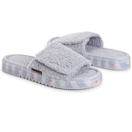 MUK LUKS Women's Acacia Slipper, Periwinkle Light Blue
