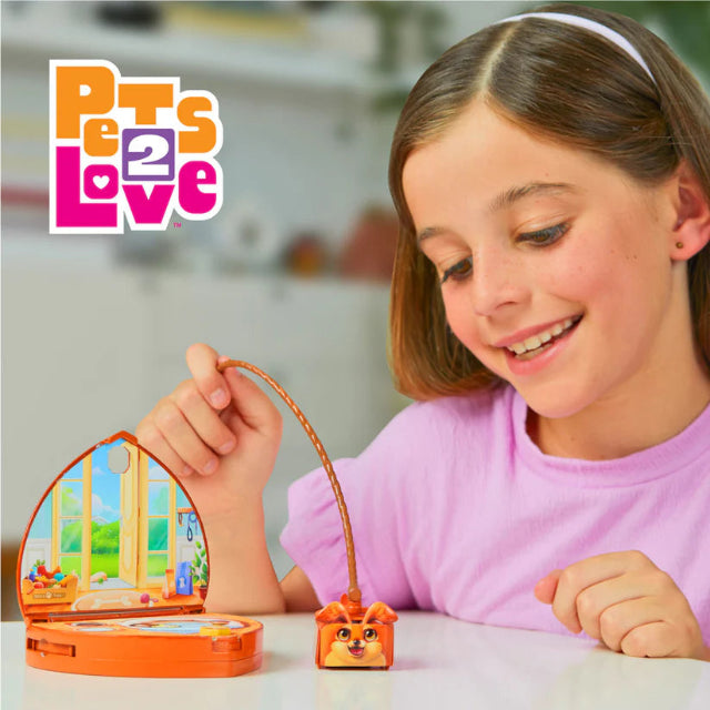 Pets 2 Love Pop-Out Pet Purse Playset, Assorted