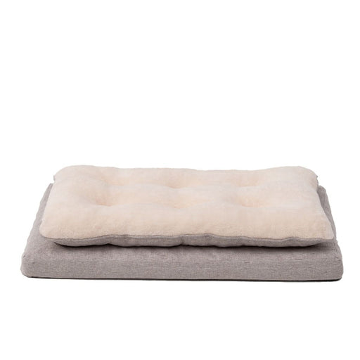 Orthopedic Pillow Top Bed, Khaki