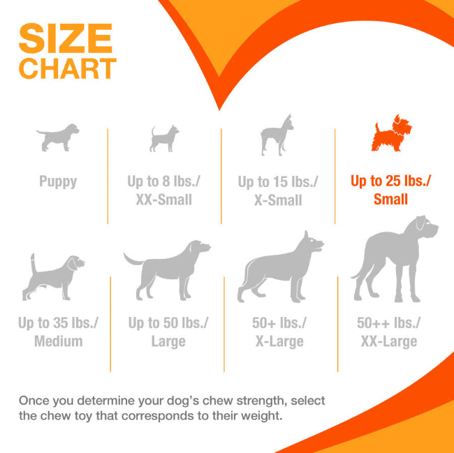 Nylabone Strong Chew Textured Ring Small