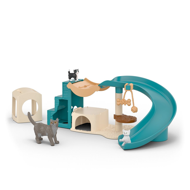 Schleich Playfun for Cats Play Set