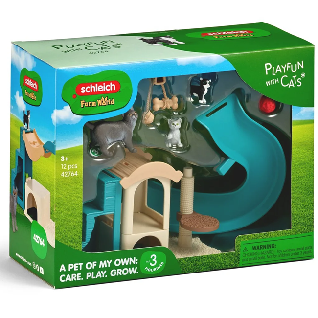 Schleich Playfun for Cats Play Set