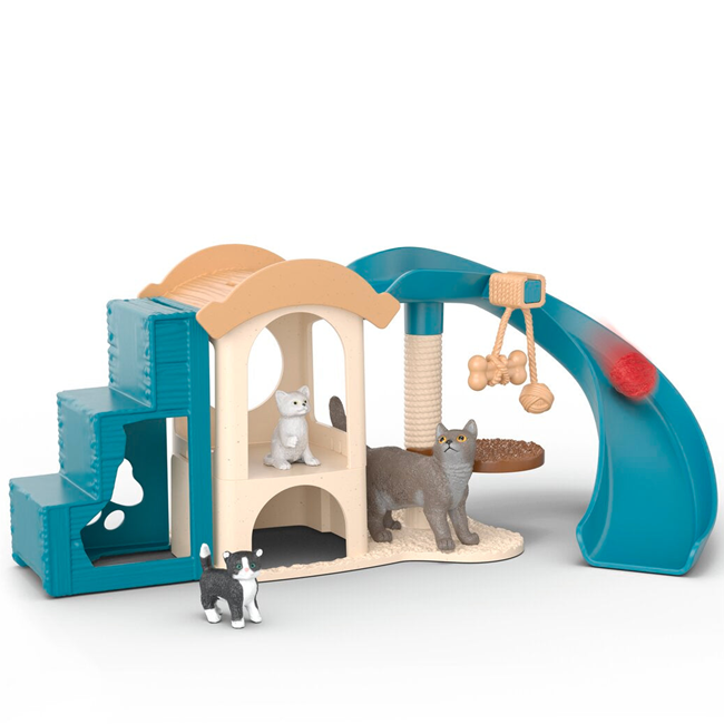 Schleich Playfun for Cats Play Set