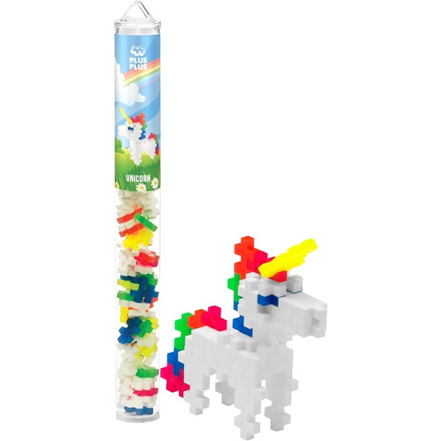 Plus Plus 70 Piece Unicorn 3D Puzzle Building Set