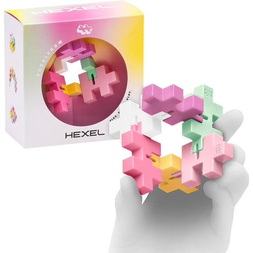 Plus Plus HEXEL Bubblegum Fidget Sensory Puzzle Toy