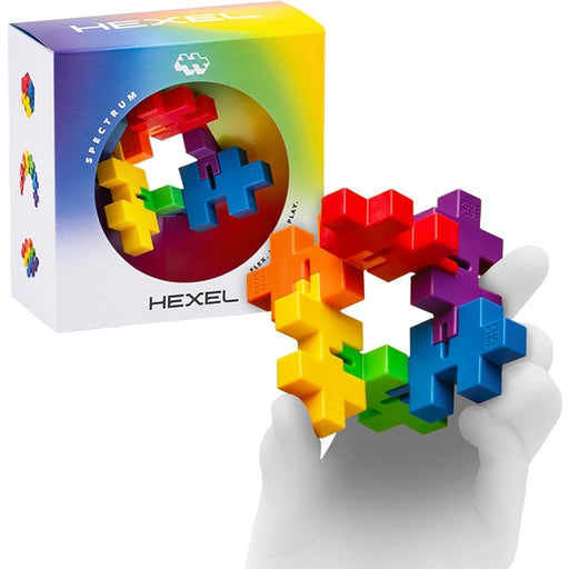 Plus Plus HEXEL Spectrum Fidget Sensory Puzzle Toy